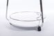 Сервірувальний столик Флоренція TES MOBILI, білий глянець, хром (27706) фото 3