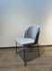 Обеденный стул MATTEO LIGHT GRAY L17 (обеденный стул, обивка серого цвета, ножка цвета графит, металл) фото 4