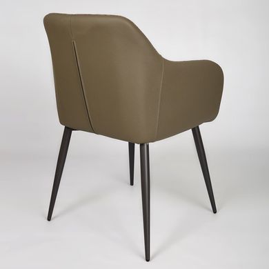 Крісло Марсель Lux, TES MOBILI, оббивка текстиль, колір капучіно, ноги метал фарбовані, колір капучіно (28288)