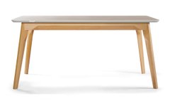 Masă de sufragerie pliabilă din lemn ORI, 1600/2000 dreptunghiulară, MADE-IN-UKRAINE, (29489)