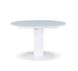 Стол обеденный Милан (стекло мат), TES MOBILI, стеклянная матовая столешница, цвет белый, нога белая (28435) фото 1