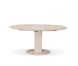 Стол обеденный Милан (стекло мат), TES MOBILI, стеклянная матовая столешница, цвет крем, нога крем (28435) фото 2