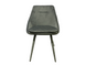 Обідній стілець ВАЛЕНСІЯ СІРИЙ 56*54*85 (обідній стілець, спинка і сидіння вельвет сірий, ніжки чорні металеві, покриті сірим вельветом) (29581) фото 2