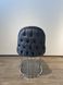Обеденный стул RODOS DARK GRAY ВF29 CHROME (обеденный стул, обивка серого цвета, ножка-дуга серебро металл)(29803) фото 4