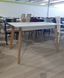 Стол обеденный раскладной деревянный МИЛАН, 1200/1600 прямоугольный, MADE-IN-UKRAINE, Natural\White (29470) фото 3