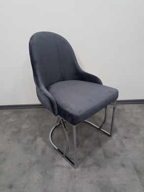 Dining chair RODOS GRAY ML6008 CHROME