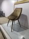 Scaun de sufragerie VALENCIA GRI 56*54*85 (scaun de sufragerie, spătar și șezut catifea gri, picioare metal negru acoperite cu catifea gri) (29789) фото 3