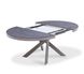 Стол обеденный Павия-1 (керамика), TES MOBILI, серая керамическая столешница стекло, нога и столешница капучино (28135) фото 4