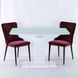 Стол обеденный Милан-1 (стекло мат), TES MOBILI, матовая стеклянная столешница, цвет белый, нога белая (28436) фото 7