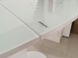 Стіл обідній Мілан (скло), TES MOBILI, скляна стільниця, колір білий, нога біла (26871) фото 3