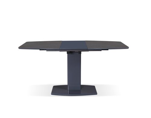 Стол обеденный Милан-1 (керамика),TES MOBILI, столешница стеклокерамика TL-59, окантовка мдф серая, нога графит (28437)