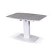 Стол обеденный Милан-1 (керамика),TES MOBILI, столешница стеклокерамика GC004, окантовка мдф белая, нога белая (28437) фото 2