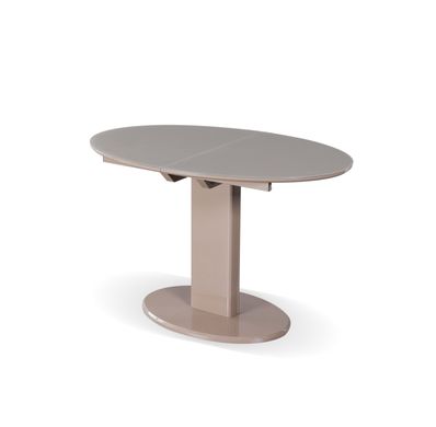Стол обеденный Милан (стекло), TES MOBILI, стеклянная столешница, цвет хаки, нога хаки (26871)