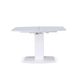 Стол обеденный Милан-1 (стекло), TES MOBILI, стеклянная столешница, цвет белый, нога белая (28001) фото 2