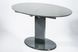 Стол обеденный Милан (стекло), TES MOBILI, стеклянная столешница, цвет серый, нога графит (26871) фото 2