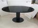 Стол обеденный Милан (стекло), TES MOBILI, стеклянная столешница, цвет серый, нога графит (26871) фото 6