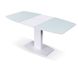Стол обеденный Милан-1 (стекло), TES MOBILI, стеклянная столешница, цвет белый, нога белая (28001) фото 8