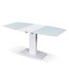 Стол обеденный Милан-1 (стекло), TES MOBILI, стеклянная столешница, цвет белый, нога белая (28001) фото 9